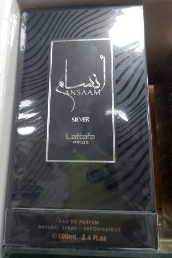 Ansaam Silver By Lattafa 100ml Perfume for Unisex - Image 2